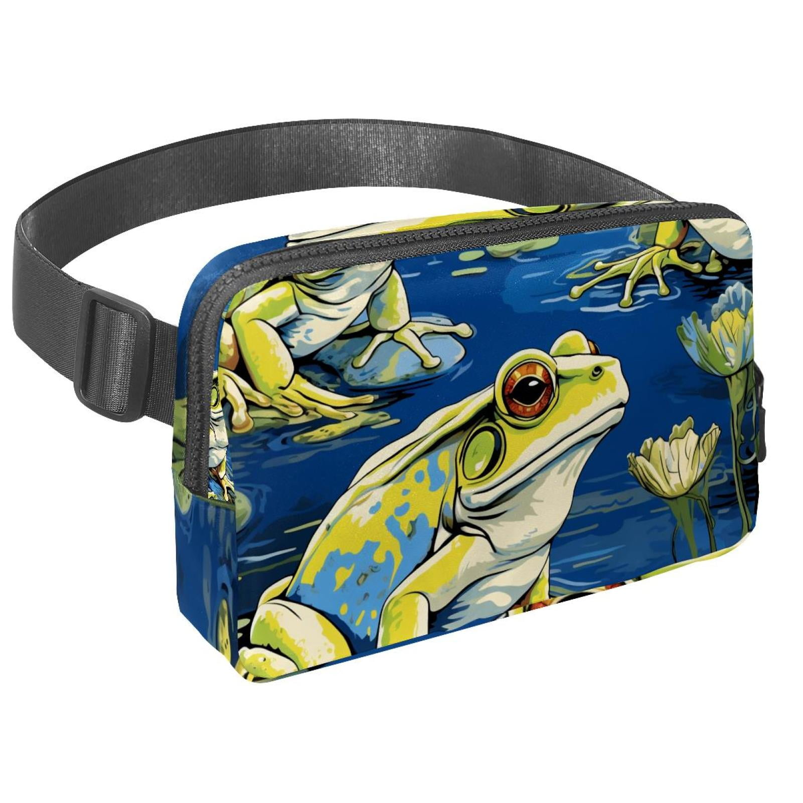 Frog Lightweight Adjustable Belt Bag with Extension Strap - Unisex Running Waist Bag