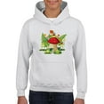 thumbnail image 1 of Frog Living In Nature  Hoodie Juniors -Image by Shutterstock,  Large, 1 of 4