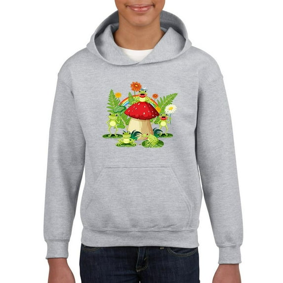 Frog Living In Nature Hoodie Juniors -Image by Shutterstock, Medium