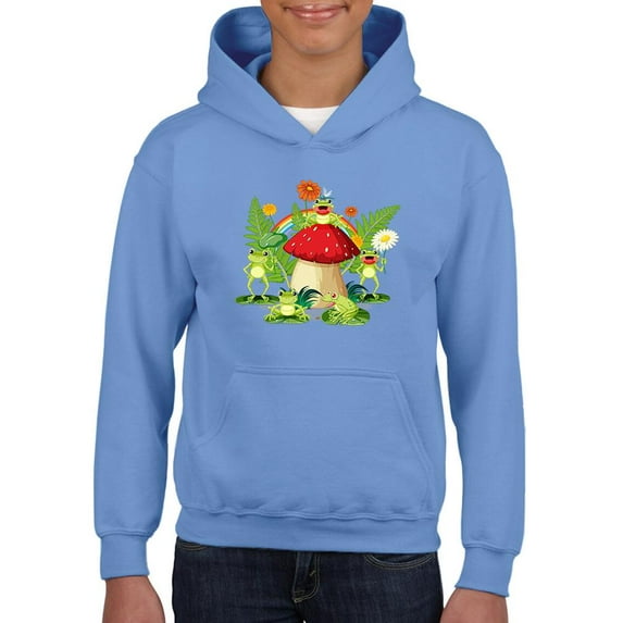 Frog Living In Nature Hoodie Juniors -Image by Shutterstock, Medium