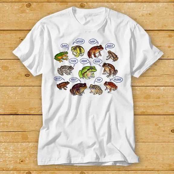 Frog Love Songs Art Animal Cool Gift Funny Style Design Limited Top Tee