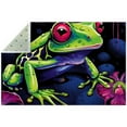 thumbnail image 1 of Frog Luxurious Polyester Area Rug - Elegant Floor Mat for Living Room Decor - Soft and Durable Indoor Rug - Stylish Accent Rug for Home - 5x7 Feet Grey Rug for Modern Home, 1 of 6