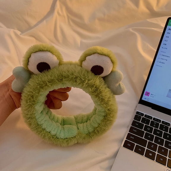 Frog Makeup Headband Face Washing Hairband Shower Hairband Women Spa Headband