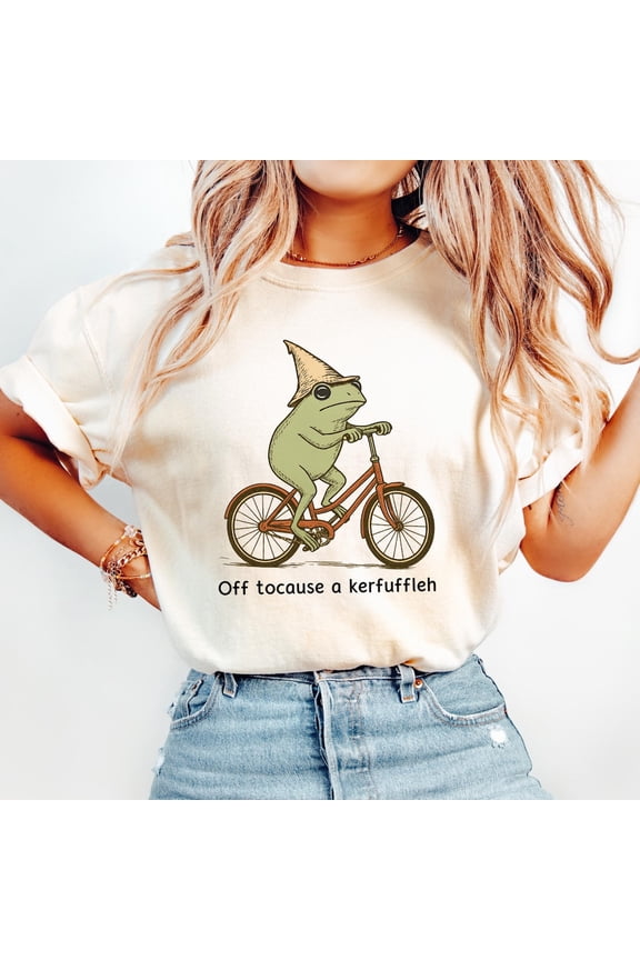 Frog Meme Funny Weirdcore Goblincore Graphic Gamer Cottagecore Gift Idea T-Shirt