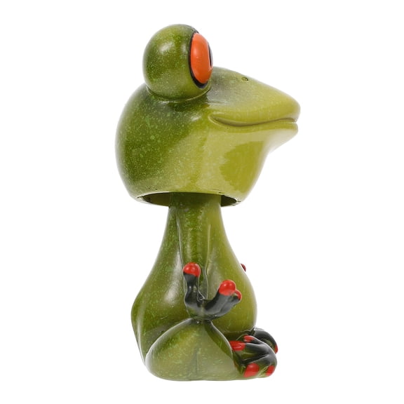 Frog Model Indoor Ornaments Monitor Arm Lovers Office Green