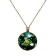 thumbnail image 1 of Frog Necklace Personalized Custom Photo Round Pendant Adjustable Stainless Steel Necklaces with Gift Box for Men Women Mothers Valentine's Jewelry Gift, 1 of 1