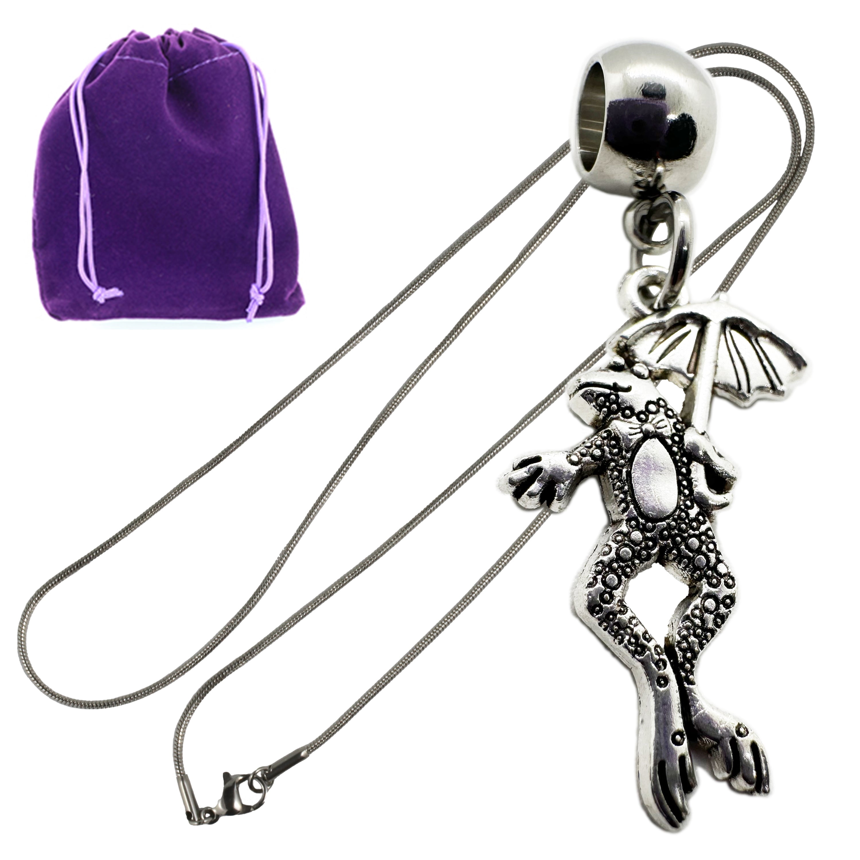Frog Ball Chain Frog Necklaces for Women - Frog Jewelry for Women and Men Stainless ...