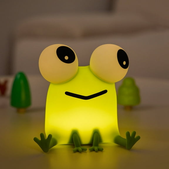 Frog Night Light for Kids, Rechargeable Cute Frog Silicone Night Light with Timer, Dimmable Nursery Night Lights for kids Room Decor, Cute Lamp Gifts for Kids Toddler Teen Boys Girls