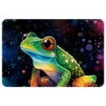 thumbnail image 1 of Frog Non-Slip Polyester Door Mat Floor Rug, Machine Washable Office Rug, 1 of 6