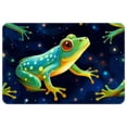 thumbnail image 1 of Frog Non-Slip Polyester Floor Rug Mat, Machine Washable Floor Mats, 1 of 6