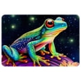 thumbnail image 1 of Frog Non-Slip Polyester Floor Rug Office Kitchen Mat, Machine Washable, 1 of 6