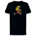 thumbnail image 1 of Frog On A Tricycle Cartoon Tee Men's -Image by Shutterstock, 1 of 1