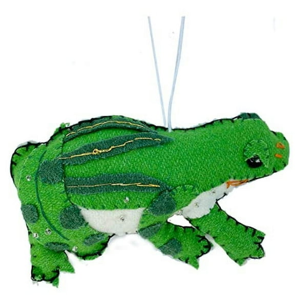 Frog Ornament for Holiday Christmas Tree