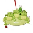 thumbnail image 1 of Frog Pad Family 3 Personalized Christmas Ornament DO-IT-YOURSELF, 1 of 2