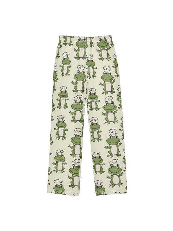 Frog Pajama Pants Soft and Lightweight Elastic Waistband Pajama Pants