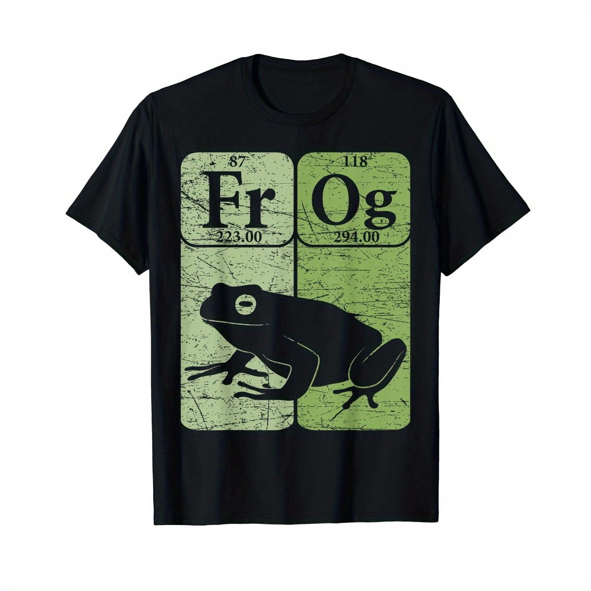 Frog Periodic Table Elements Herpetologist Frog Lover Retro T-Shirt ...