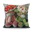 thumbnail image 1 of Frog Plush ToysCute Frog with Red Mushroom Hat Stuffed Animals, Kawaii Plushies Gift for Kids Girls Adults Valentines Birthdays Gift (Light Green Body Red Hat), 1 of 5