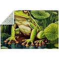thumbnail image 1 of Frog Polyester Chair Mat for Hardwood Floors - Durable Right Angle Floor Mat for Home or Office Use - Desk Mat with Lip for Rolling Chairs - 48 x 36 Inches, 1 of 6