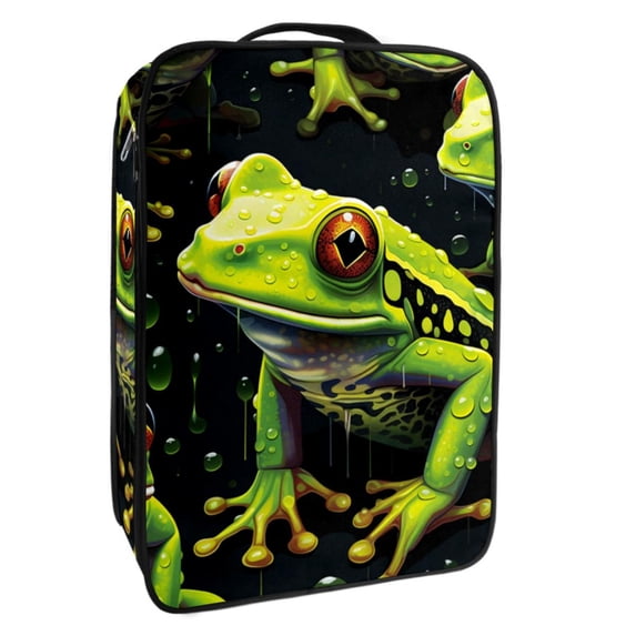 Frog Polyester Shoe Boxes - 23x31cm/9x12in Storage Containers for Footwear Organization