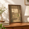Frog Pooping Framed Canvas Wall Art Print 24