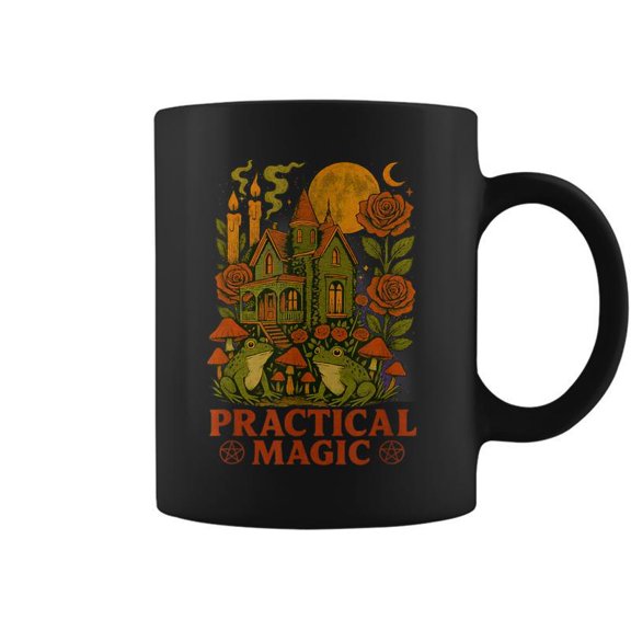 Frog Practical Magic House Coffee Mugs