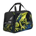 thumbnail image 1 of Frog Premium Pet Carrier - Portable Travel Bag for Small Dogs and Cats - 17x10x11.8 in - Fabric 900D Oxford Cloth,Nylon Webbing - Comfortable and Stylish Transport Solution!, 1 of 7