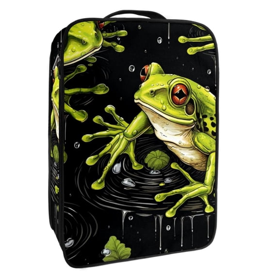 Frog Premium Polyester Shoe Containers - Ideal 9x12in Shoe Box Storage Organizer for Clutter-Free Closet - Durable & Spacious - for Sneakers & High Heels
