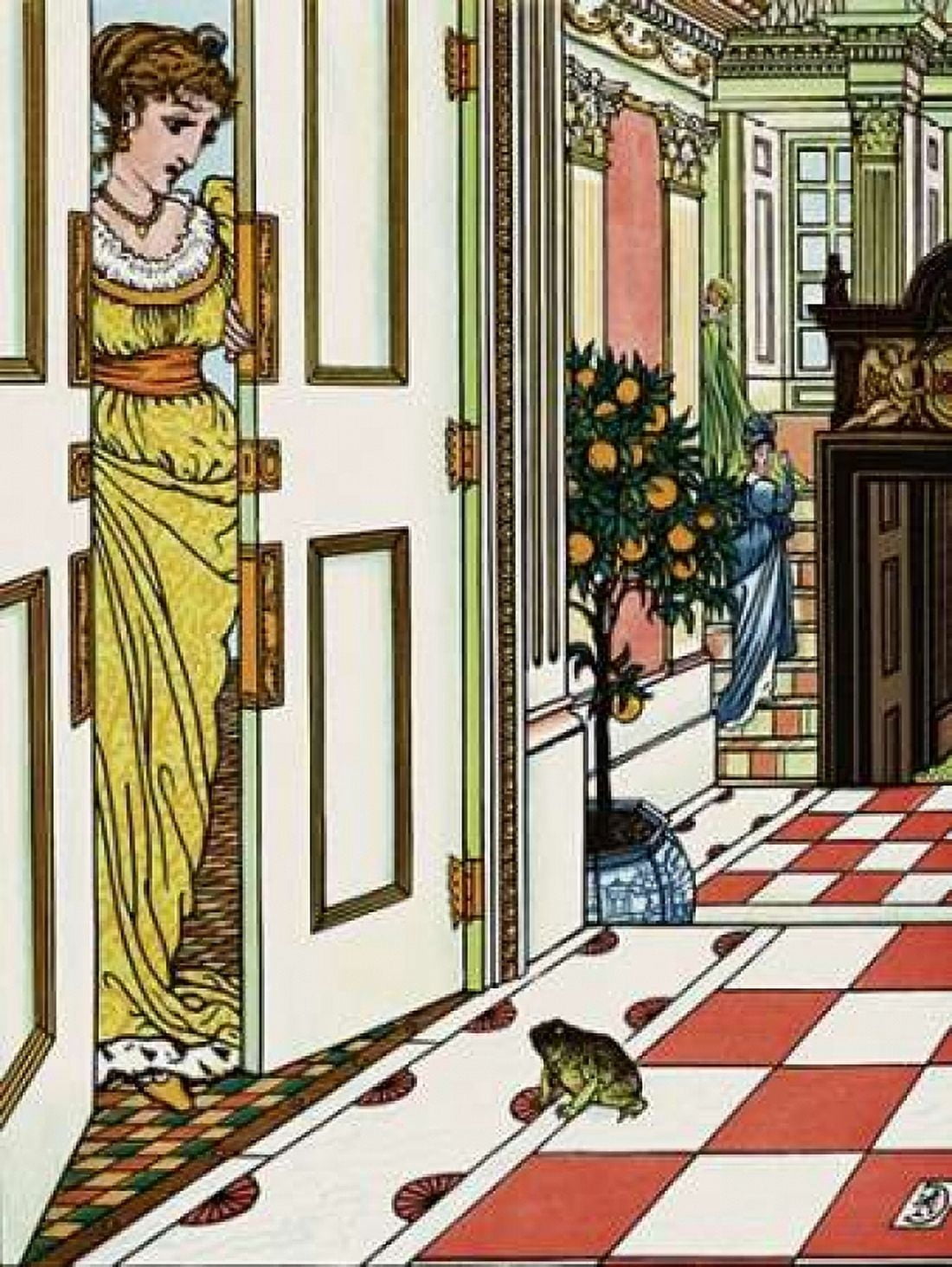 Frog Prince - Greeting the Frog Canvas Art - Walter Crane (18 x 24)