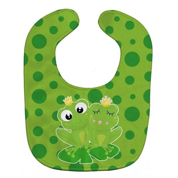 Frog Prince & Princess Baby Bib