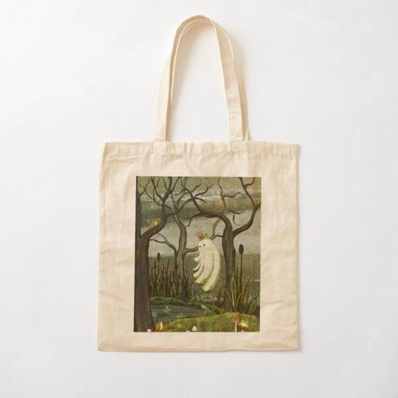 Frog Prince Style 01 Canvas Tote Bags, Reusable Shopping Bag