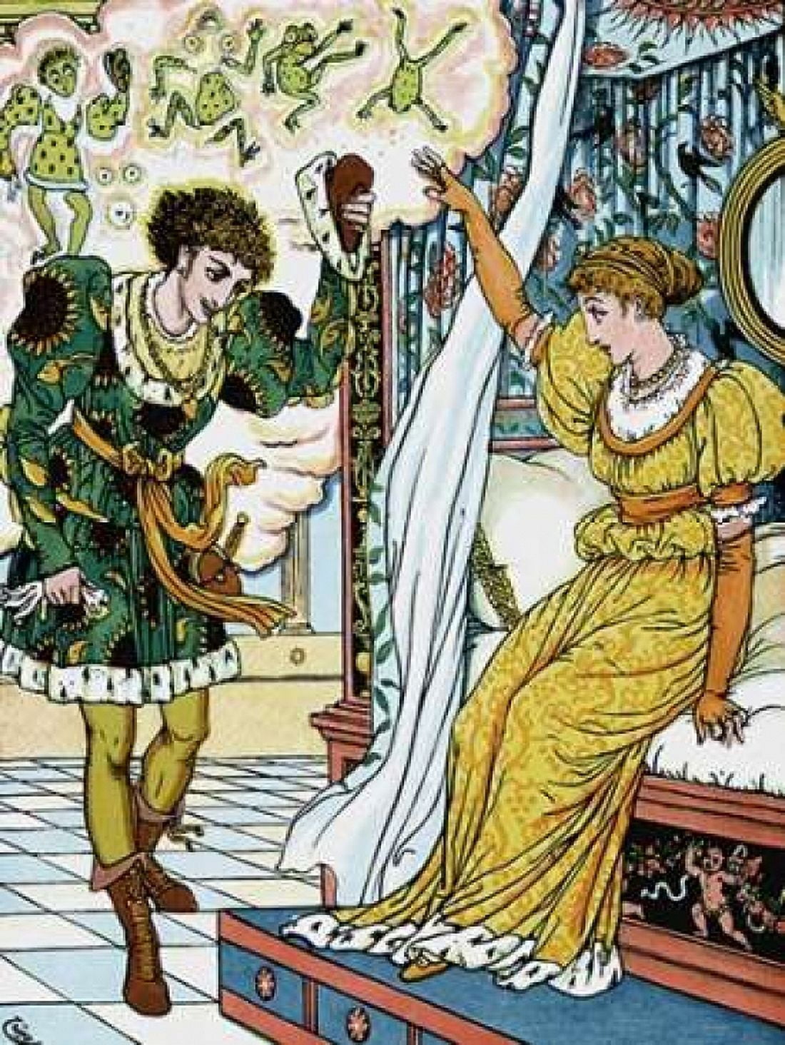 Frog Prince - The Transformation Canvas Art - Walter Crane (18 x 24)