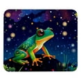 thumbnail image 1 of Frog Printed Square Desk Pad, 8.3x9.8 Inch Non-Slip Rubber Bottom Gaming Mousepad, Desk Mat for Office and Gaming, 1 of 6