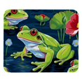thumbnail image 1 of Frog Printed Square Gaming Mouse Pad, Non-Slip Rubber Bottom Mouse Mat for Office, 8.3x9.8 Inch, 1 of 6