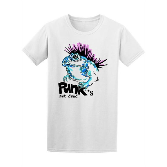 Frog Punks Not Dead Graphic T-Shirt Men -Image by Shutterstock, Male 4X-Large