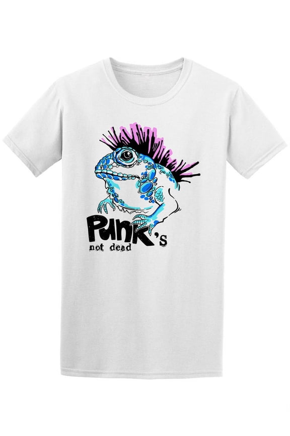 Frog Punks Not Dead Graphic T-Shirt Men -Image by Shutterstock, Male Small
