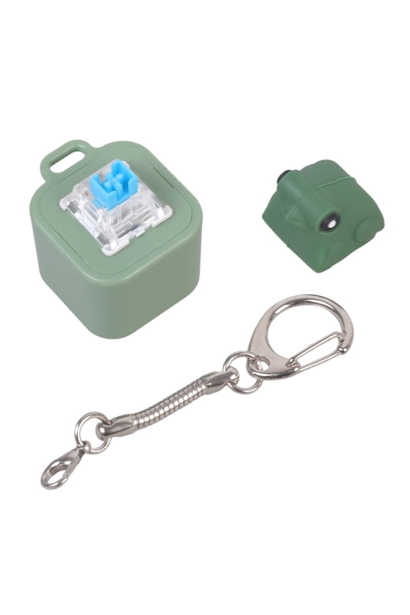 Frog Rechargeable Mechanical Keyboards Switches Keychains Speakers Toy Switches Tester Stress Relief for Adult