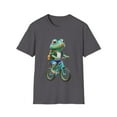 thumbnail image 1 of Frog Rides A Bike Cool Bicycle Frog T-Shirts, 1 of 8