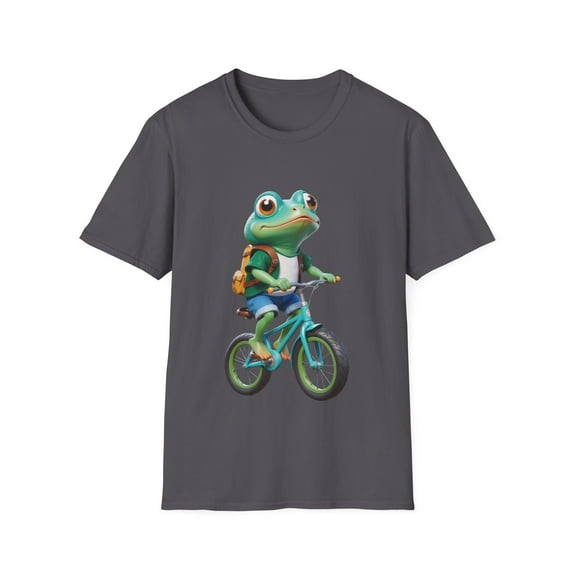 Frog Rides A Bike Cool Bicycle Frog T-Shirts