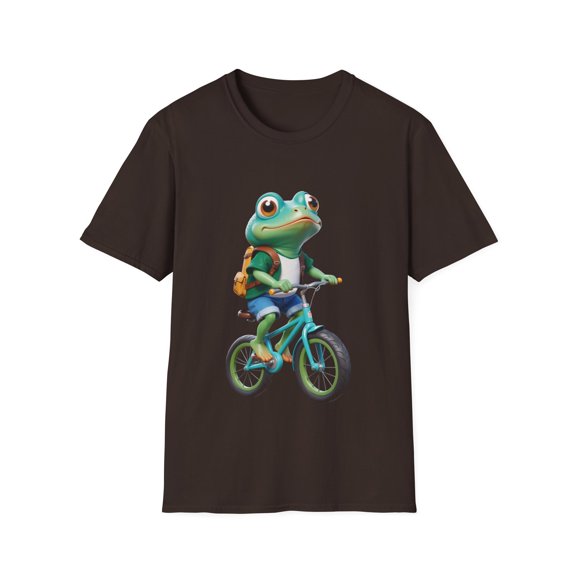 Frog Rides A Bike Cool Bicycle Frog T-Shirts