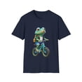 thumbnail image 1 of Frog Rides A Bike Cool Bicycle Frog T-Shirts, 1 of 8