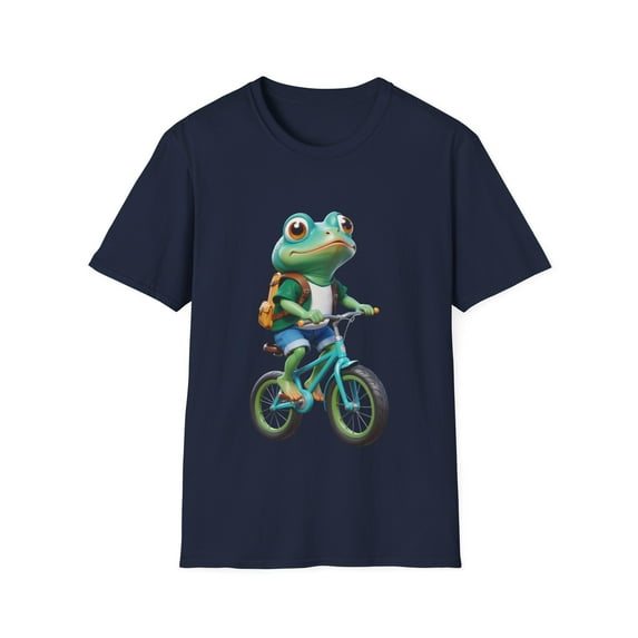 Frog Rides A Bike Cool Bicycle Frog T-Shirts