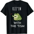 thumbnail image 1 of Frog Rizz'em With The Tism T-Shirt, 1 of 5