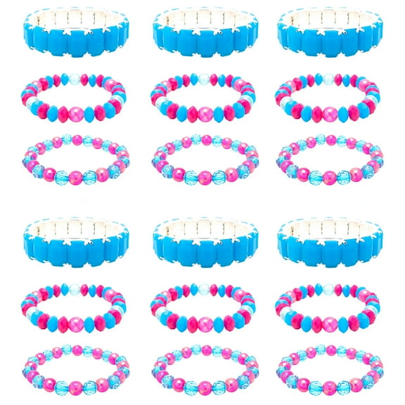 Frog Sac 18 Princess Stretch Beaded Bracelets Girls Kids