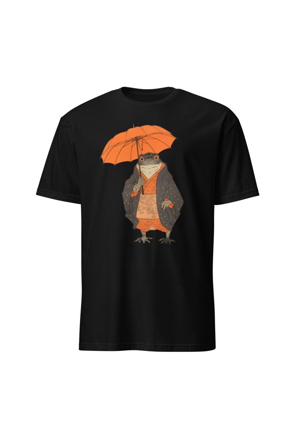 Frog Samurai with Umbrella Short-Sleeve Unisex T-Shirt