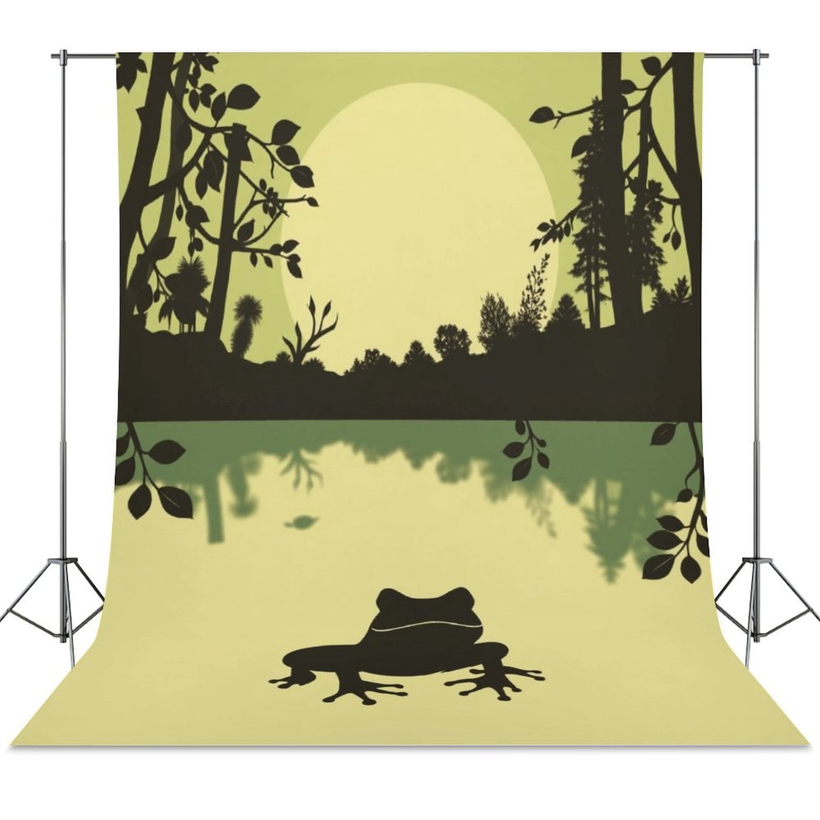 Frog Serene Sunset Decorations BackdropPortrait Photography Background ...