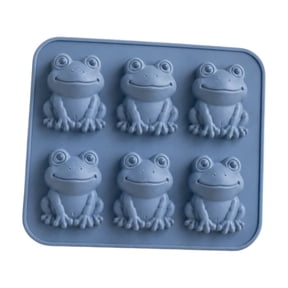 Frog Shape Candy & Chocolate Silicone Mold, Unique Design, Non-Stick, Baking Molds for Making Cake Decoration Blue