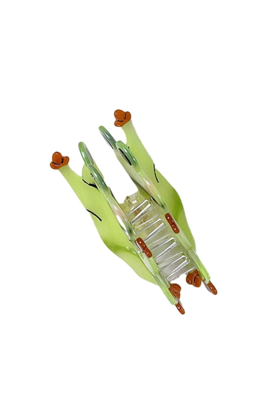 Frog Shape Hair Claw Clip Fun Frog Hair Catch Cute Ponytail Holder Hair Catch Headress for Women Girls Ladies