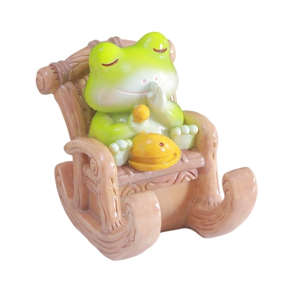 Frog Shape Phone Holder Decorative Desktop Organise Phone Stand Stress Relief Figurine For Students Adults