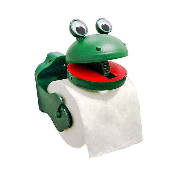 Frog Shape Toilet Paper Holder,Cute Bathroom Tissue Stand for Kids Bathroom