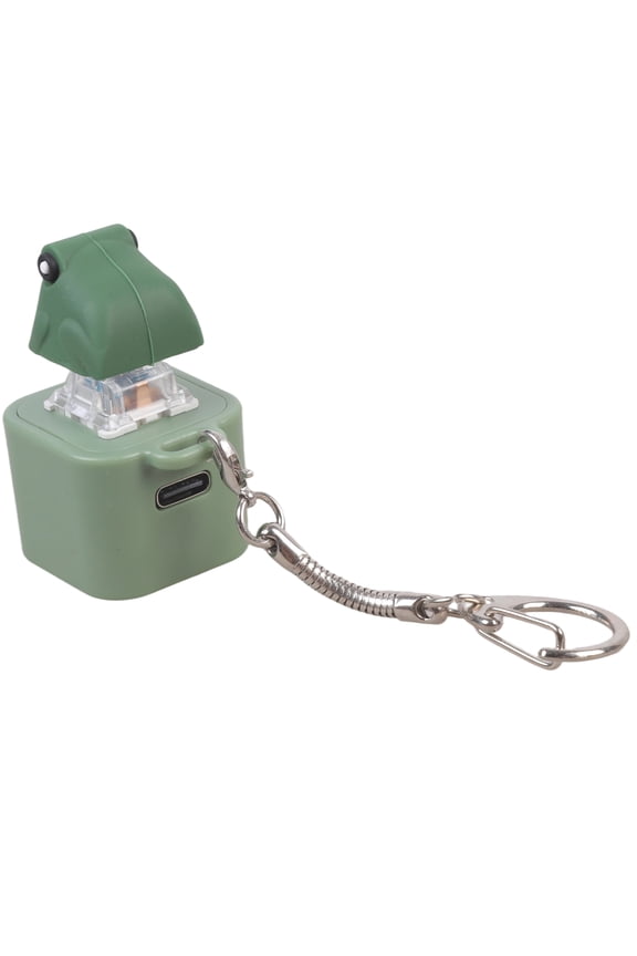 Frog Shaped Rechargeable Mechanical Keyboards Switches Tester Keychains Speakers for Computer Keyboards Modding